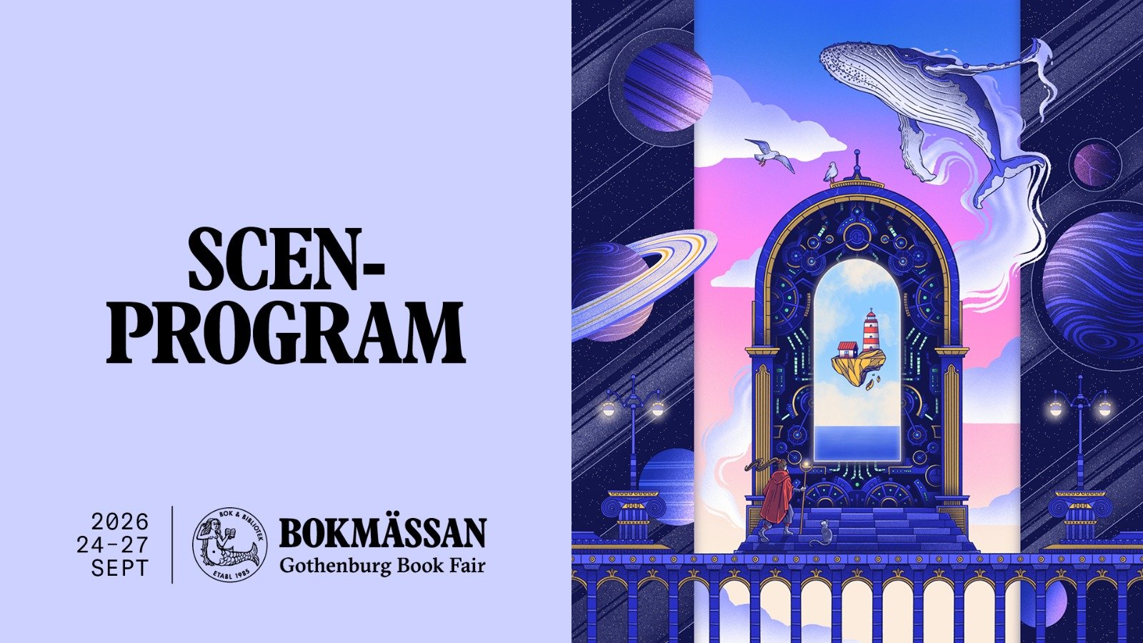 Scenprogram, Bokmässan 2026, 24–27 september